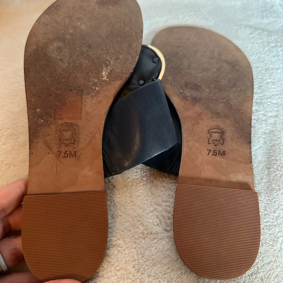 Tory Burch Blue and Brown Sandals - Picture 4 of 5